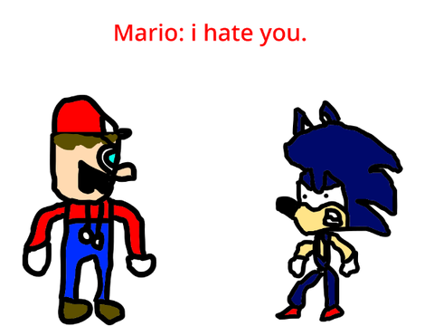 mario vs sonic but acurate