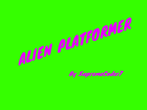 Alien Platformer #Games #All