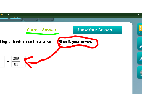 I thought I simplified