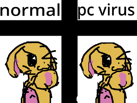 give me your oc and i will turn into a pc virus remix