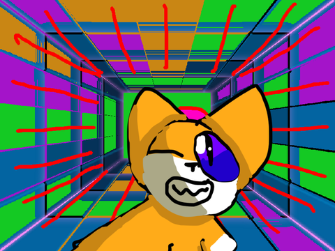 Scratch cat fan art!