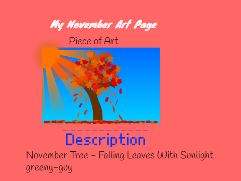 [OPEN] 2022 November Art Page! remix