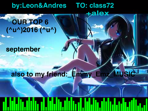 [our top 6 song september] X3 by:leon sealee