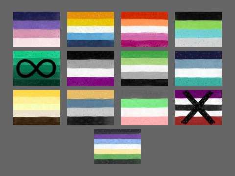 my pride flags *outdated*