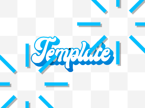 Blue Intro Template
