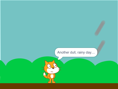 A rainy day