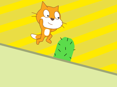 Scratch Cat 3 - Sandy Dunes