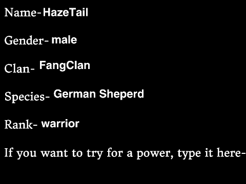 Clans of the Forest Sign Up Sheet remix