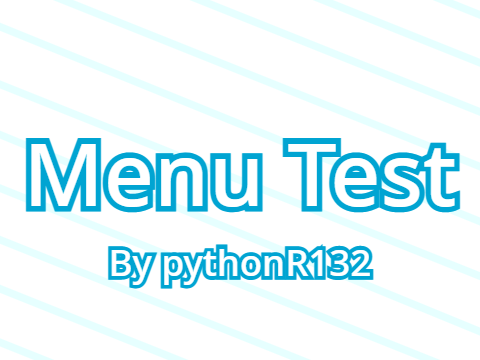 Menu Test