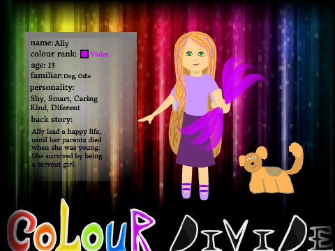 Colour Divide RPG My character, Ally!