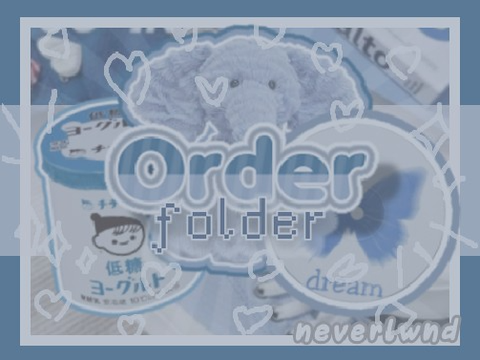 order folder :0