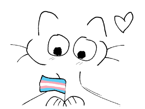Damien says happy trans awareness week!!