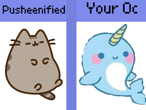 I'll turn ur oc/pfp to a sleepin pusheen remix