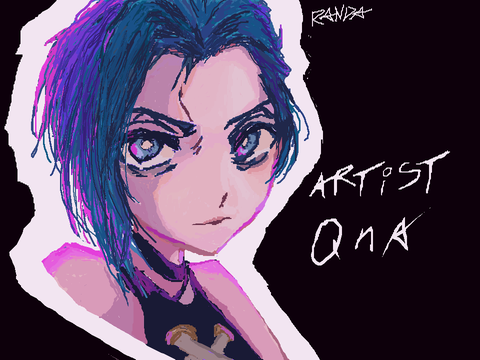 ☆ artist qna + bitmap art