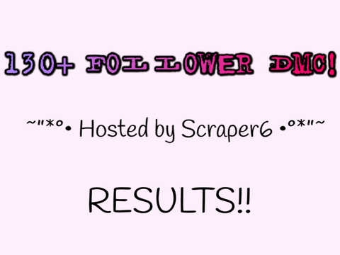 DMC RESULTS!!