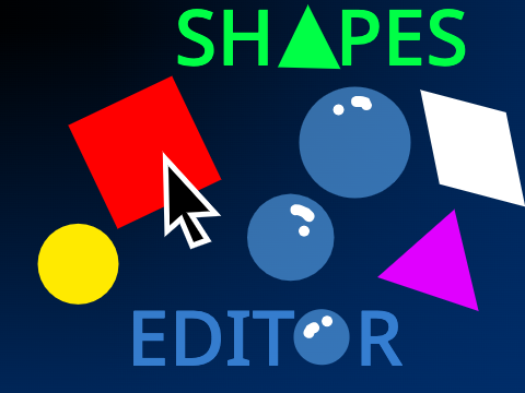 Colourful Shapes Editor