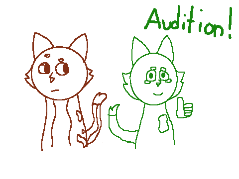 Ravenpaw and Redtail Audition