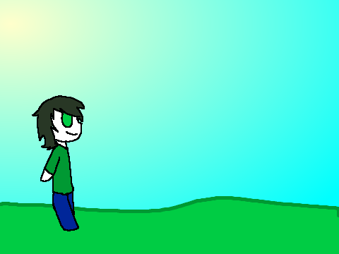 Issac Flaps His Arms And Tries To Walk Away