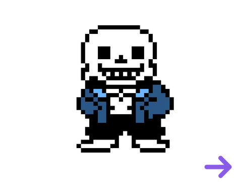 ドット絵 アンダーテール・キノピオ