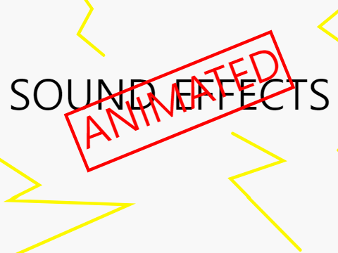 Sound Effects Animated 