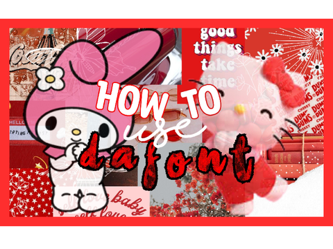 How to use Dafont.com