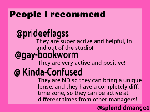 Manager Application <3