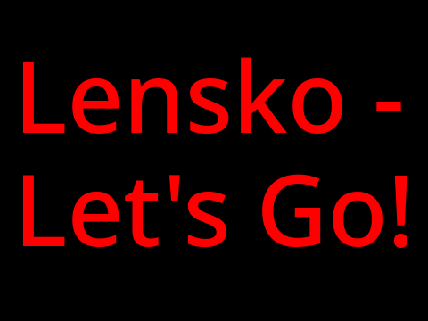 Lensko - Let's Go!