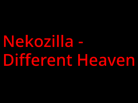 Nekozilla - Different Heaven