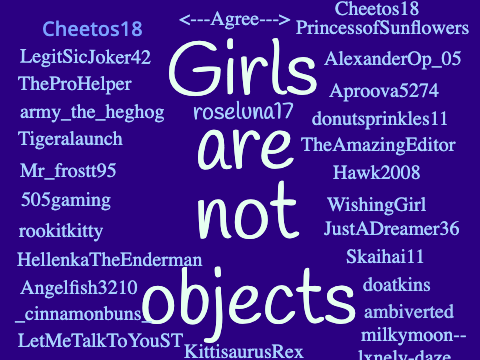 GIRLS ARE NOT OBJECTS remix