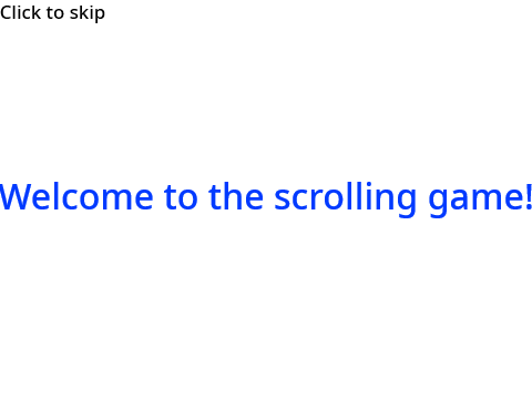 simple scrolling game part 2 remix