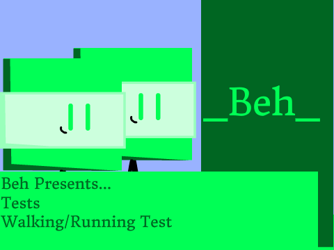 Walking/Running Test