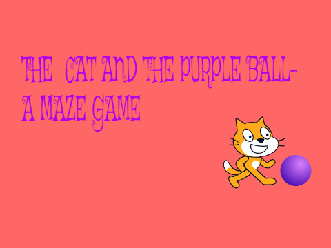 The transporting purple ball - A Maze Game