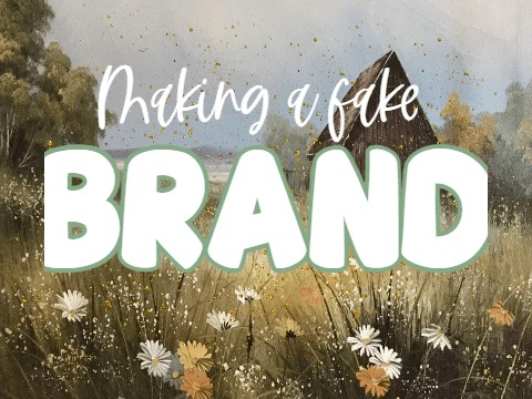  ⌘ making a fake brand  ⌘ 