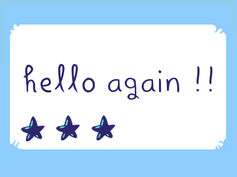 return to scratch !! *v*