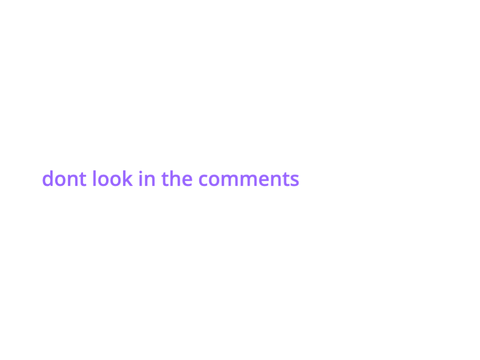 dont look at the project