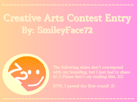 Creative Arts Contest Entry