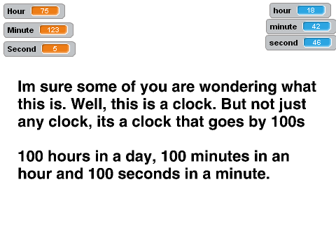 100 Hour Clock