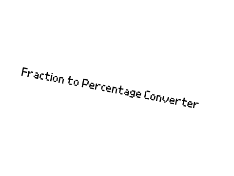 Fraction to Percentage Converter