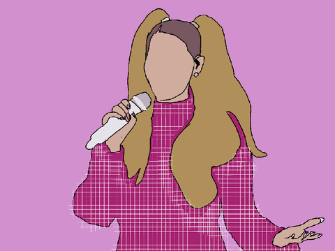 Meghan Trainer drawing