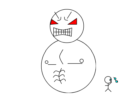 雪だるま作ってみた結果