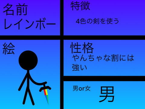 棒人間RPGに出てくるキャラクター募集!! remix-5