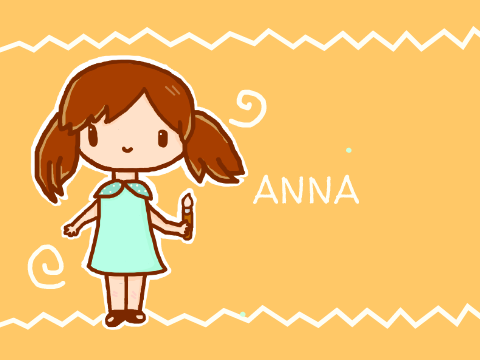 Another OC~ Anna :3 (Bitmap!)