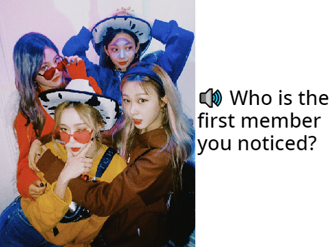 Who is the first member you noticed? (aespa version)