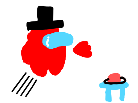 among us art but better