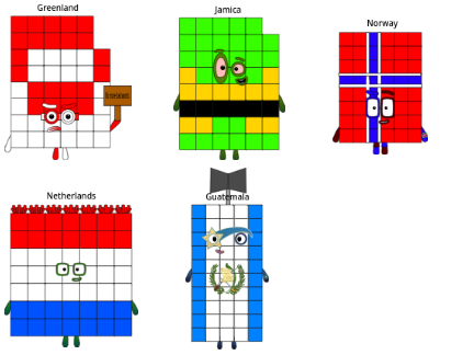 Countryblocks band 10