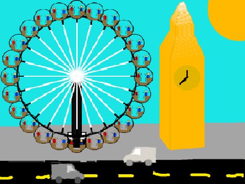 3D Pen London Scenery