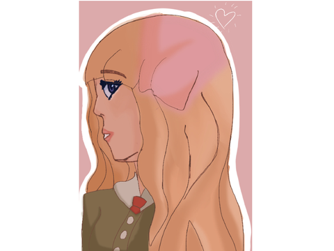 practicing side profiles with autumn ♡