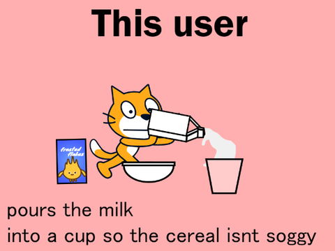 this user pours milk into a cup