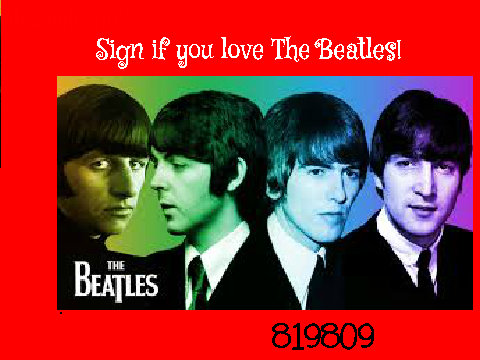 Sign If You Love The Beatles! remix-2