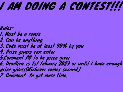 (OPEN) CONTEST!!!